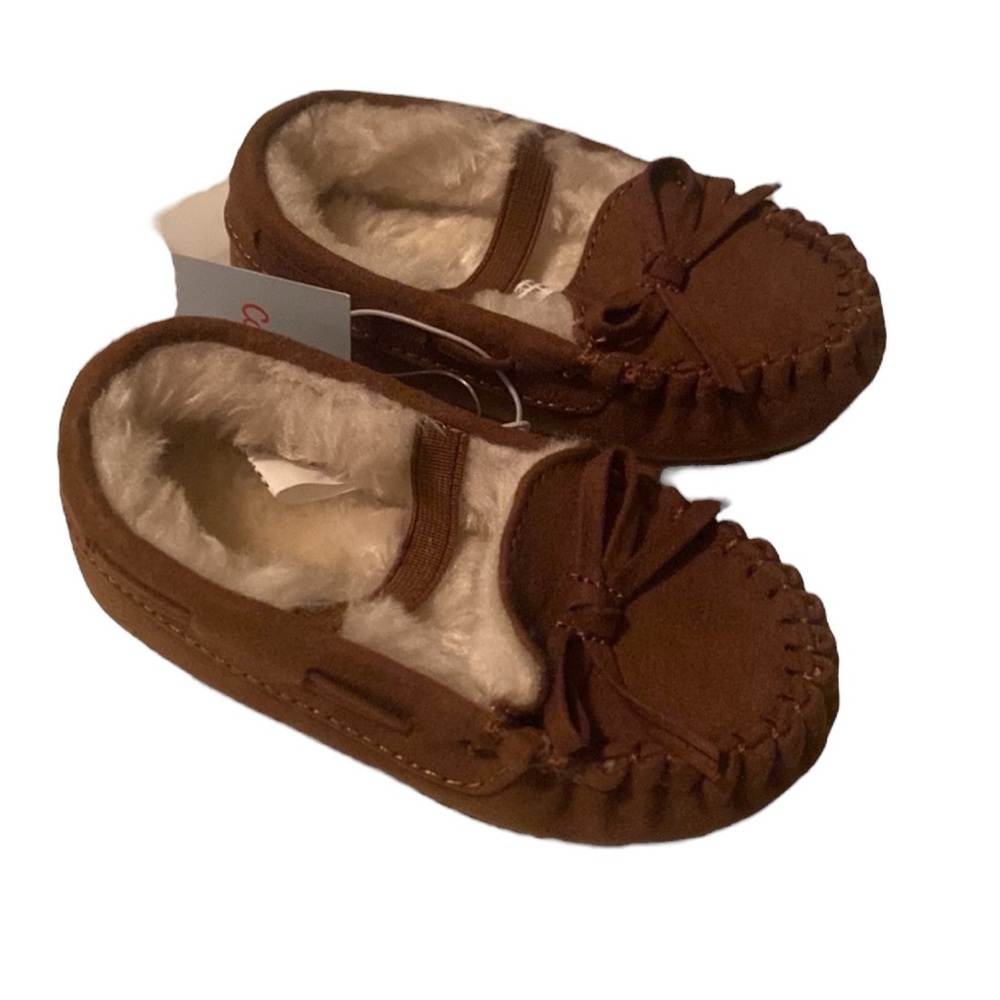 Cat & Jack‎ Moccasins Toddler Dark Chestnut/Celina Size 5